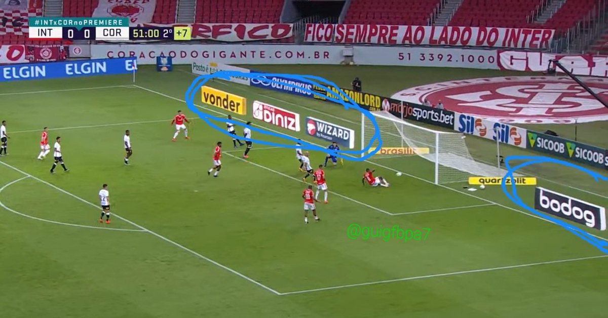 oalmeidaaz's tweet photo. Admita: quando você era criança, você pensava que esses anúncios atrás do gol eram placas. https://t.co/jbZtmM5Ga3