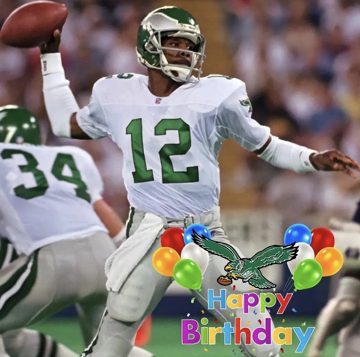Happy Birthday to my Favorite Player of All-Time! 
Randall Cunningham 