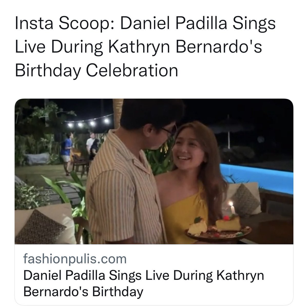Ikaw, anong kanta ang gusto mong kantahin ni <a href="/imdanielpadilla/">Daniel Padilla</a> para sa birthday mo? Retweet and tag us! #KathNielLovesACB