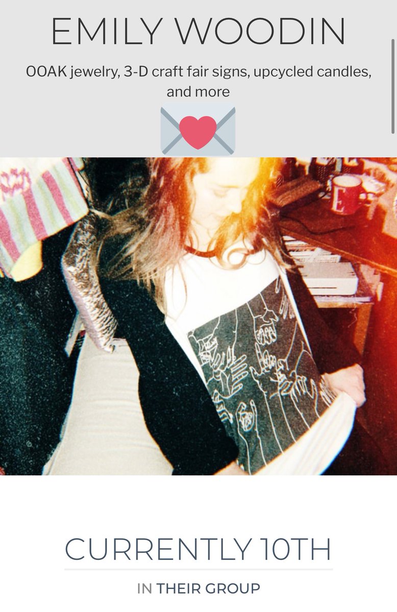 I’m in 10th place so far in the DIY Hero competition🎉✨

Please vote to help me stay in the top 10 and make the next cut coming up this Thursday March 31st💌

diyhero.org/2022/emily-woo…