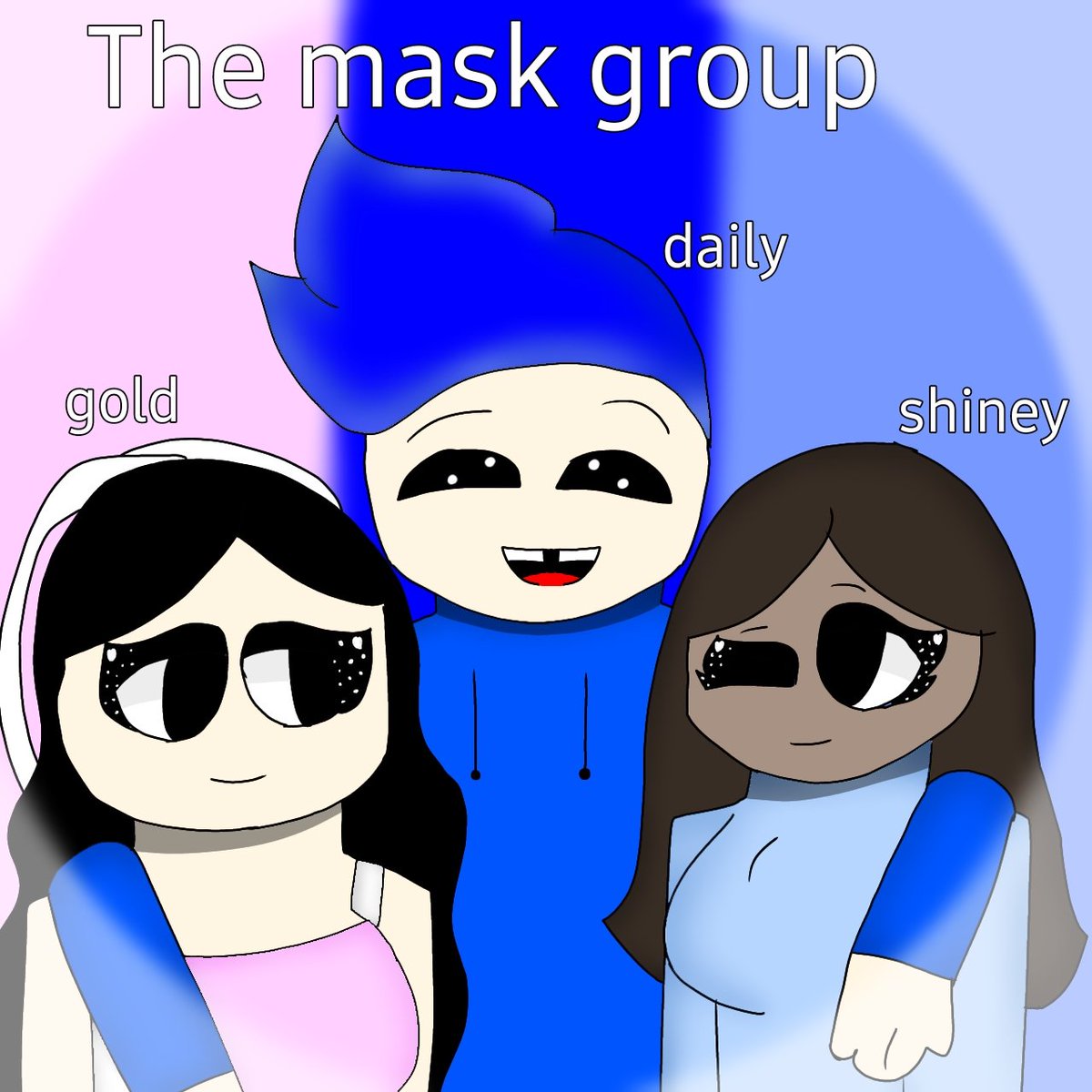 Michell72325414's tweet photo. The mask group (i couldn't fit the masks in ;_;) https://t.co/KTSBNS9slp