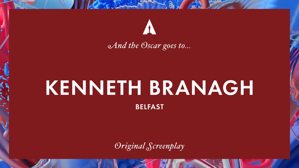 TheAcademy's tweet image. The Oscar for Best Original Screenplay goes to... #Oscars