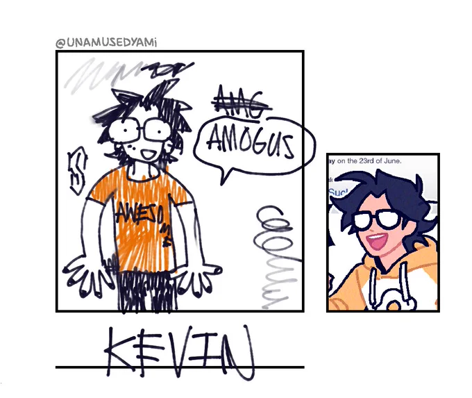 OCs draw themselves. 