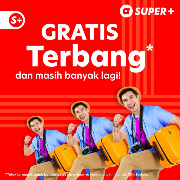 airasia_indo's tweet photo. Jadilah #SuperPlanner dan siapkan dirimu saat border dibuka kembali 🎉 Spesial untuk 20.000 pelanggan saja, pastikan kamu salah satunya! Pesan di https://t.co/0LxDwKOTom sekarang.
*S&K berlaku
#airasiasuperplus #itssuper https://t.co/a1TqdNnCq2
