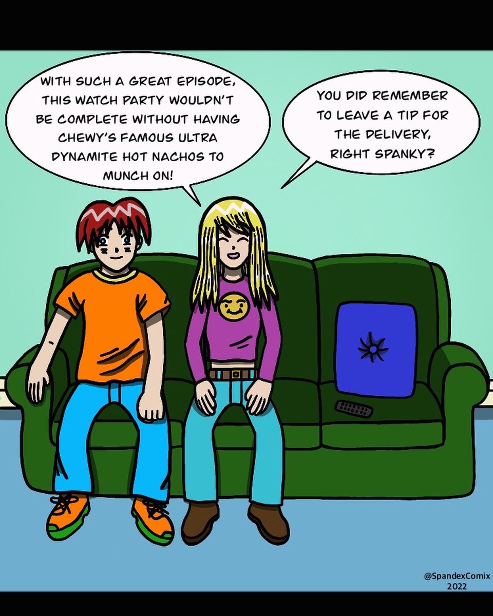 SpandexComix's tweet photo. Episode 38 of my webcomic comedy “Spanky in the Spandexverse” is up on Webtoons. 

https://t.co/ooGnkYlnUU

#WEBTOON #WebtoonCanvas #WEBTOONS #webcomic #canvashiddengems #CANVASCoinDay #DrawWithCANVAS #webcomics #comic #comics #ComicArt #comicstrip #comicartist @webtooncanvas https://t.co/zKrKj9fJni