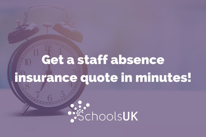 Looking for a last minute staff absence insurance quote for 01.04.2022? Email me on jamie@schoolsuk.com and I'll be happy to help! #staffabsence #sbl #sbm #absenceinsurance