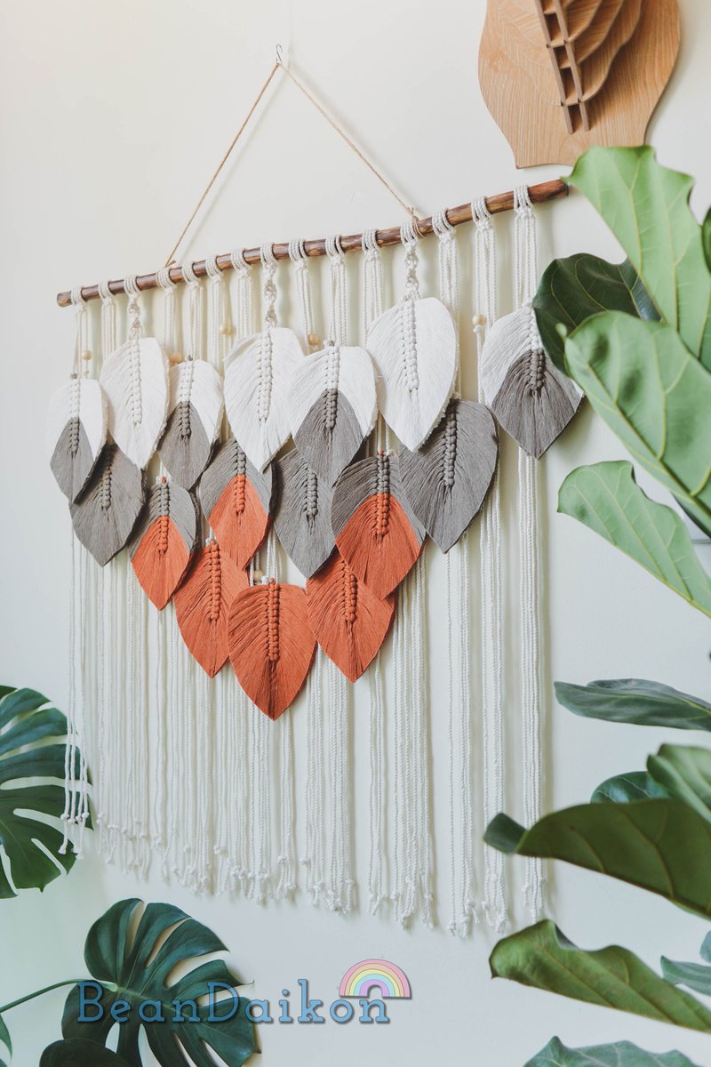 beandaikon's tweet photo. A little different than my normal style of leaves.What do you think of this style?
https://t.co/cTnBvCwjLk
#macrameleaves #macramefeather #macrameleaf #wallhangingart #macramewallhangings #macramehandmade #bohowallhanging #bohostyling #giftsforthehome #macramemakers #wallhanging https://t.co/kvoRqwGKun