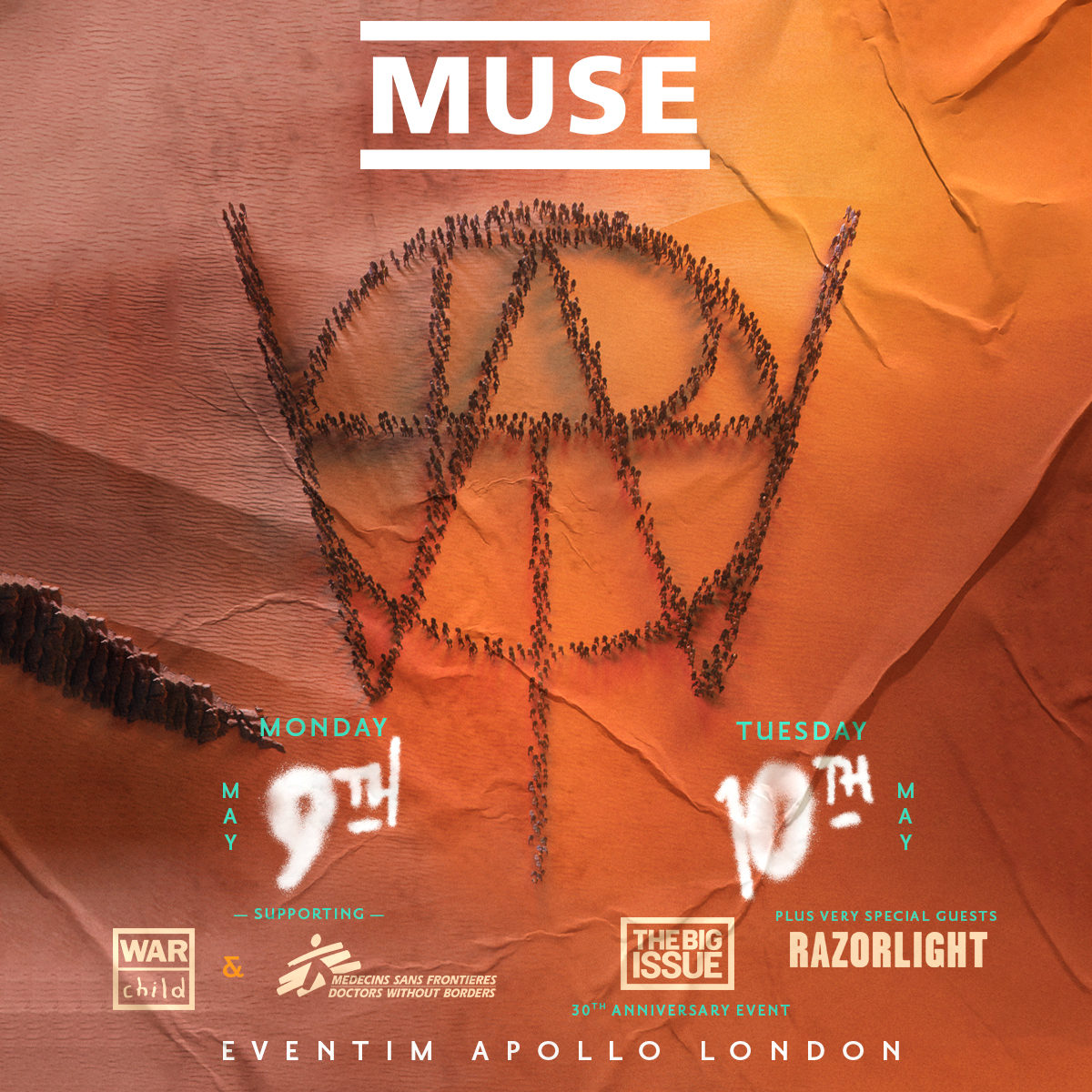 muse on Twitter: "We’re honoured to be able to play these shows over ...