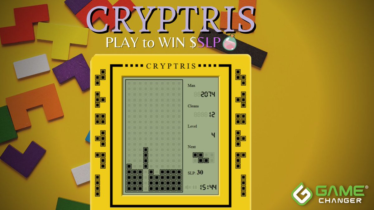 GChangerGG's tweet photo. Win $SLP playing CRYPTRIS!
Cryptris is a tetris-like game. The only difference is you can EARN $SLP!!!
Compete with other gamers and claim your $SLP
Play here: https://t.co/u6ZwoOMaKj
#gamechanger #cryptris https://t.co/iV6OZCLqhV