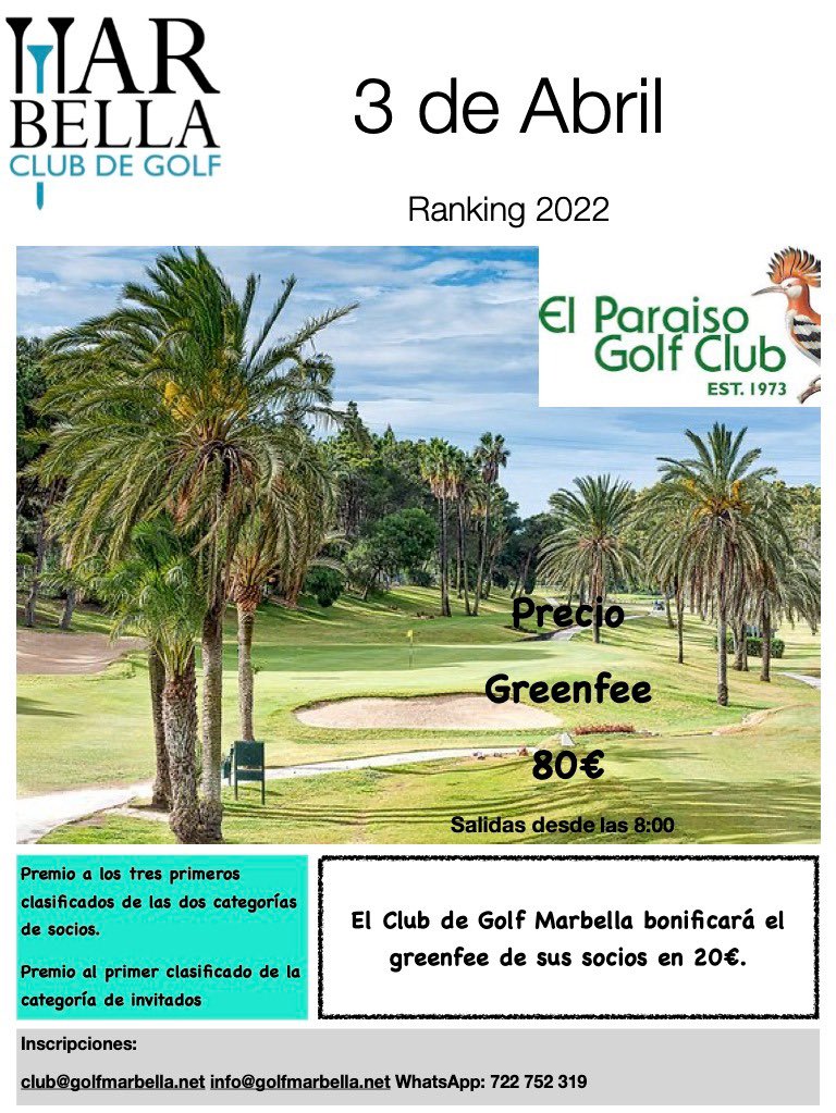 Club de Golf Marbella (@cgolfmarbella) on Twitter photo 