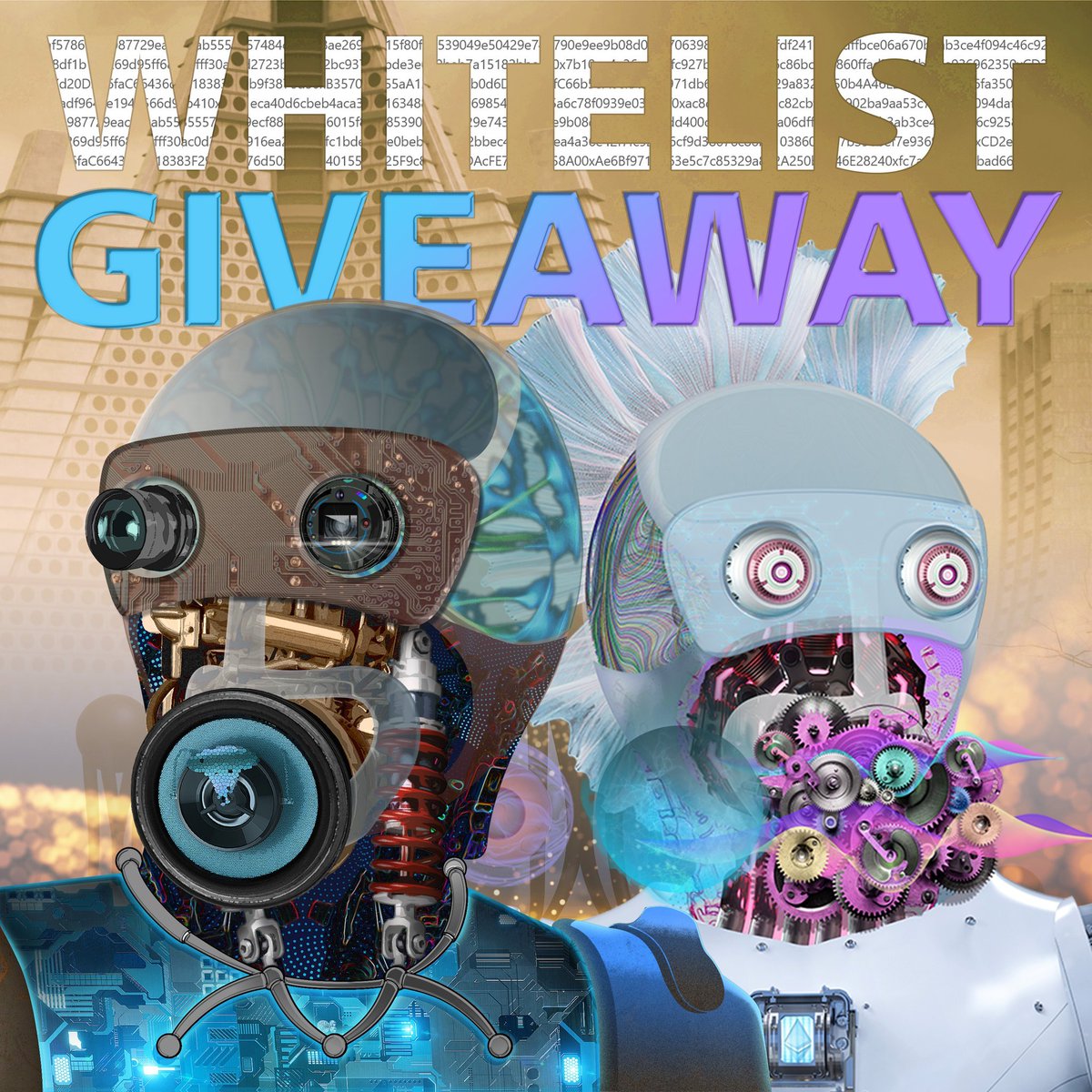 🎁 NFT GIVEAWAY 🎁

Prize 🏆:
x20 WLs

To Enter 👇

1⃣ Follow <a href="/PoC_NFT/">Planet of Cyborgs</a>
2⃣ Like, RT &amp; Tag Friends 🚀 
3⃣ Join Discord: discord.com/invite/JkFgNQB…

Winners will be announced on Discord 🏆

Ends in 48HRs 🕐

#NFTGiveaway 
#NFTCommunity 
#NFTDrop 
#NFT 
#ad