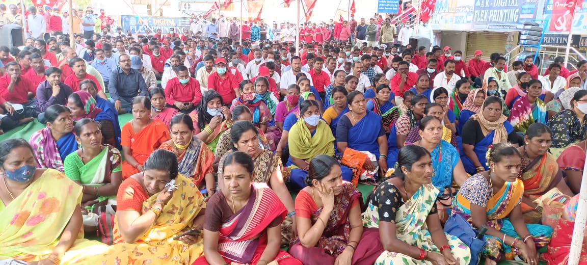 aifawh's tweet photo. Scheme workers on Strike 
#Anganwadi #ASHA #MDM workers on Strike today - 28 -29 March 2022
#Telangana 
#StrikeHard
#Strike2SaveIndia #BharatBandh https://t.co/eG6bNYl1Mj