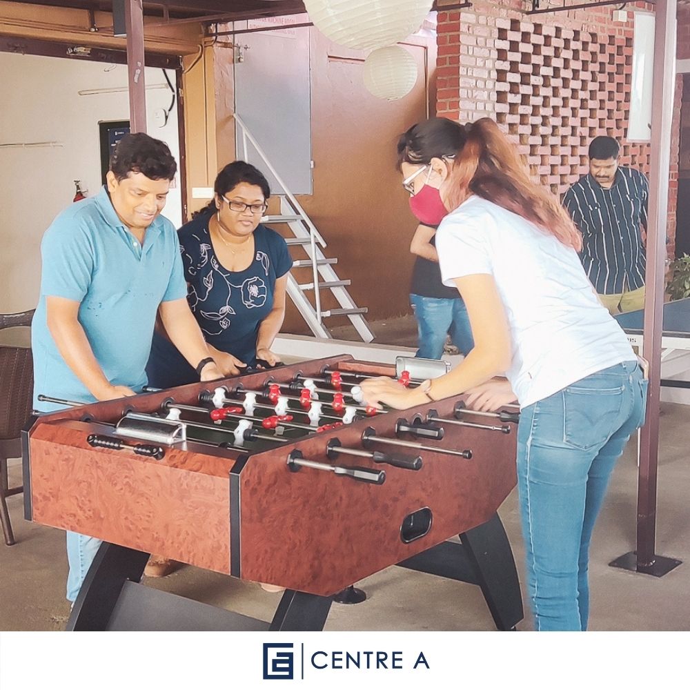 centreaoffices's tweet photo. Kickstarting Monday in the right spirit. 
Private Offices | Co-working | Sky Garden | Cafe | Business Lounge | Entertainment Zone
To get a free tour or complimentary one day trial of our office spaces @ Kochi, get in touch with us on +91-7559900050
#CentreA #Coworking https://t.co/ax4wY9JWzP