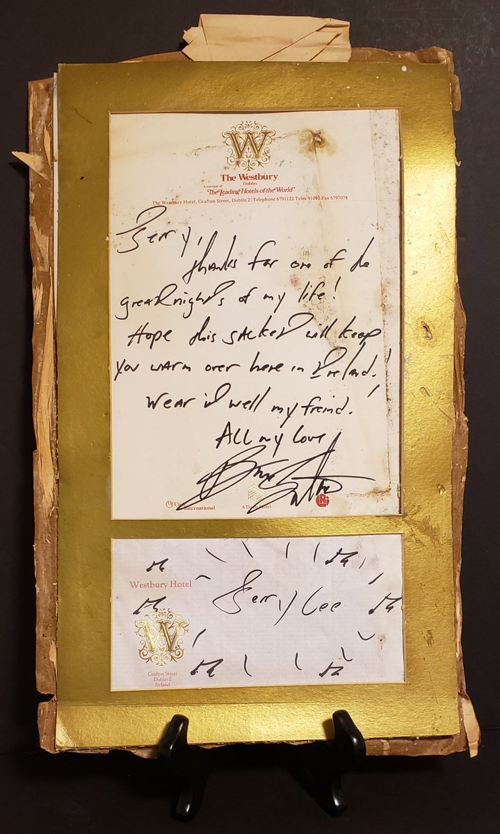 Rockology Auctions...Handwritten Notes from Johnny Cash &amp; Bruce Springsteen to Jerry Lee Lewis. BID TODAY. rockologyauctions.com 

#brucespringsteen #johnnycash #jerryleelewis <a href="/MemphisMansion/">Memphis Mansion</a> <a href="/Autograph/">Autograph</a> <a href="/Autograph/">Autograph</a> #musichistory #theboss #ephemera #collector #rocknroll <a href="/HardRock/">Hard Rock Cafe</a>
