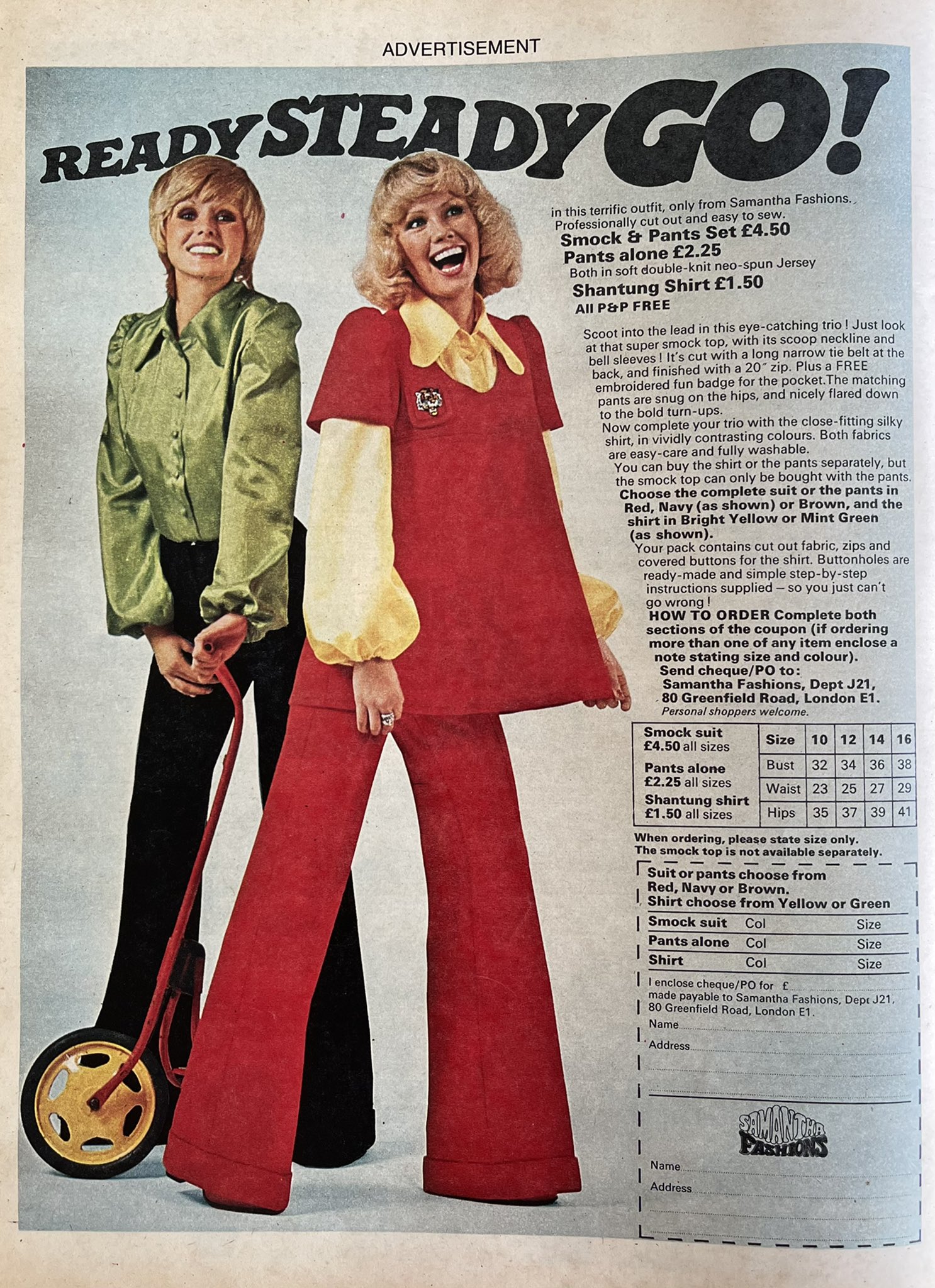 70s Fashion on X: Ready, Steady, Go! #1970s #fashion #crimplene
