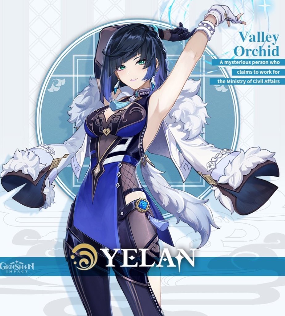 velvesque's tweet photo. i know she has girls in liyue tripping over their feet and stumbling when she walks by https://t.co/xvwTEzh8IS