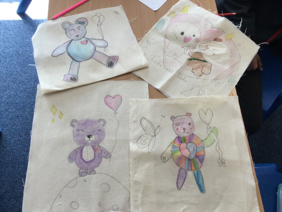 FeatherstoneYR6's tweet photo. From last week to this week! Just a few of the excellent pieces of work Year 6 are creating with the help of Janet. We can’t wait to see the finished designs! #textiles #technology https://t.co/GV5b4UP21r