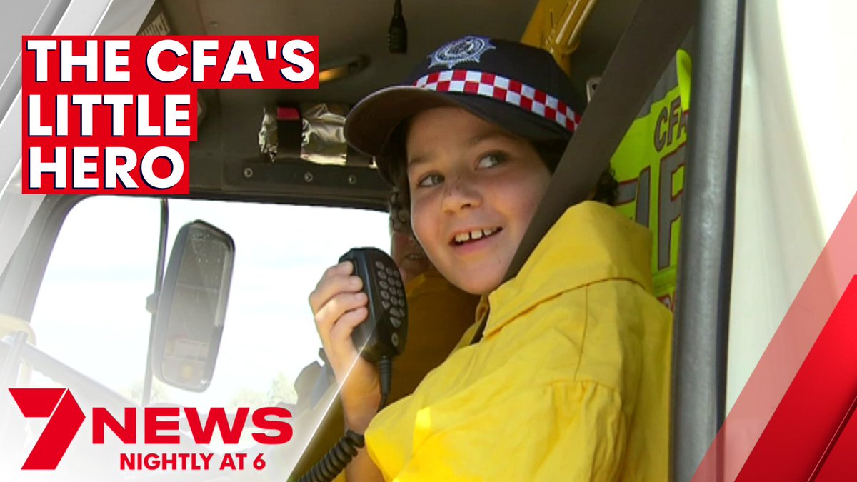 One of the faces of the <a href="/GoodFriAppeal/">Good Friday Appeal</a>  was given a special new role today. Isla Magann got straight to work with CFA volunteers at Doreen, as they praised the brave little girl. youtu.be/kO4eEIQJrl4 <a href="/tdolling/">Teegan Dolling</a> #7NEWS
