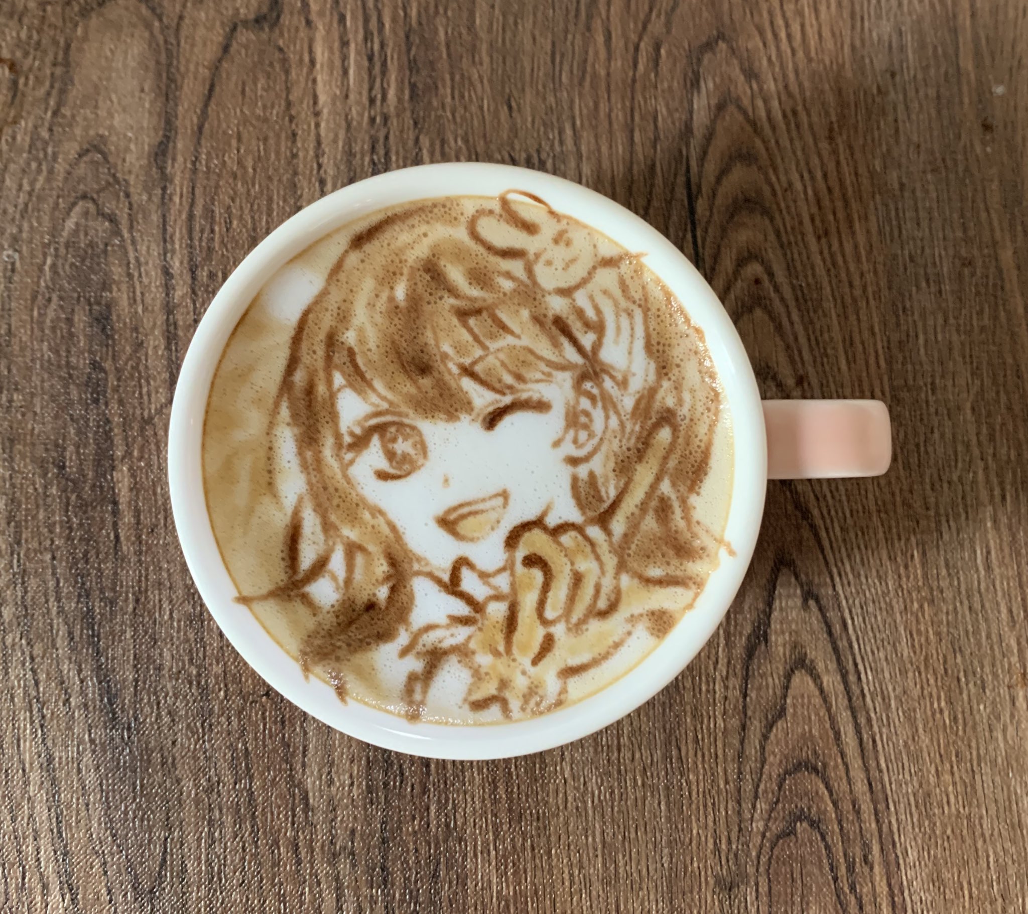 ゆい ラテアート練習中 推しの子のアイのラテアート 推しの子 ラテアート デザインカプチーノ イラスト お絵描き 模写 T Co Tg3nx1tum0 Twitter