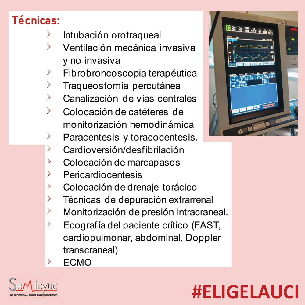 semicyuc's tweet photo. ¿Qué tipo de técnicas realizamos los médicos intensivistas? 💉 Muchas de ellas resuelven de inmediato situaciones que comprometen la vida.
Aquí te explicamos en qué consiste la residencia en #MedicinaIntensiva 🌐https://t.co/5klxiaIQUY ¡No lo dudes y #eligelauci! https://t.co/dsNks4cXh4