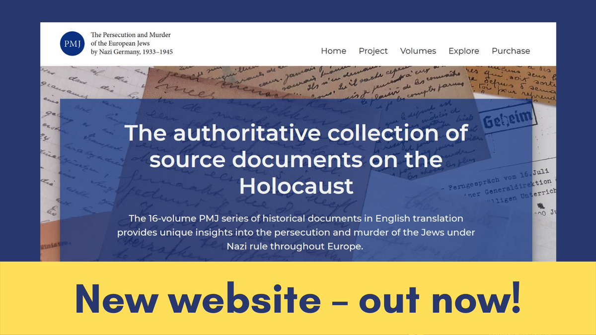 PMJ - die englischsprachige Edition von VEJ - präsentiert eine neue Website:

pmj-documents.org

Dort kann man Dokumente aus den Bänden kostenlos herunterladen und mehr über PMJ und die Projektpartner erfahren.
