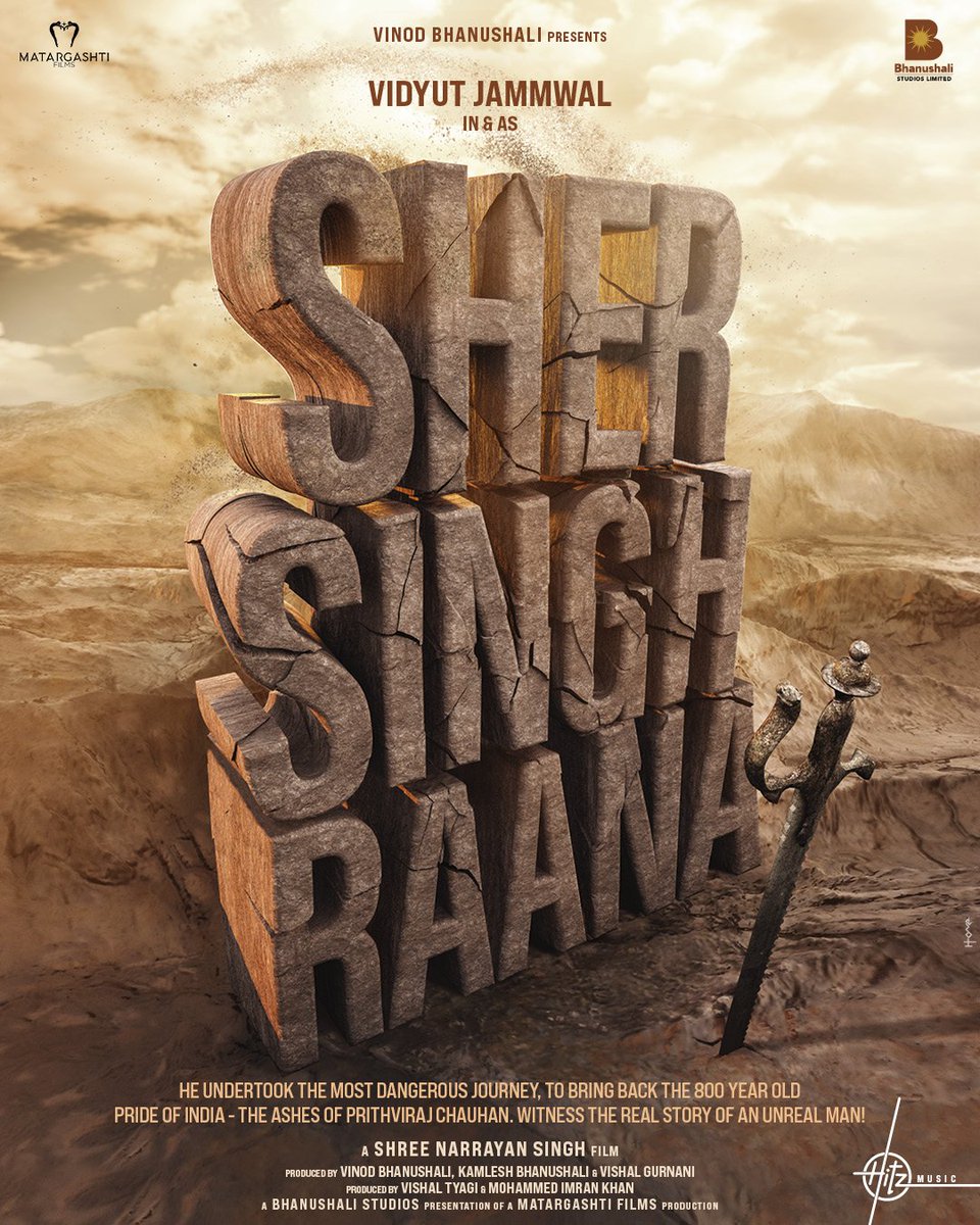 ndtvgoodtimes's tweet photo. Actor @VidyutJammwal anounces his new film titled #SherSinghRaana helmed by director #ShreeNarrayanSingh.
@vinodbhanu @ranashersingh17 @BSL_Films #MatargashtiFilms #KamleshBhanushali @vishalgurnani5 #VishalTyagi #VidyutJammwal https://t.co/sIrWcVLVty
