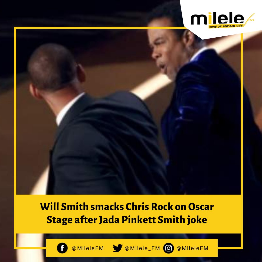 Milele FM on Twitter "Chris Rock and Will Smith had an altercation