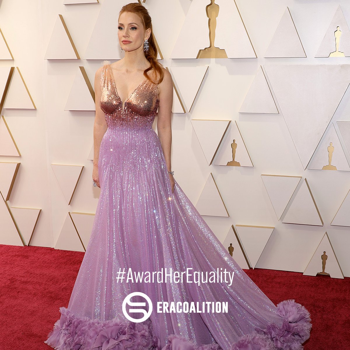 Congratulations to <a href="/jes_chastain/">Jessica Chastain</a>! The good news is you just won an Oscar. The bad news is you still don’t have Constitutional equality.  #BestActress #Oscars #EqualRightsAmendment #AwardHerEquality
