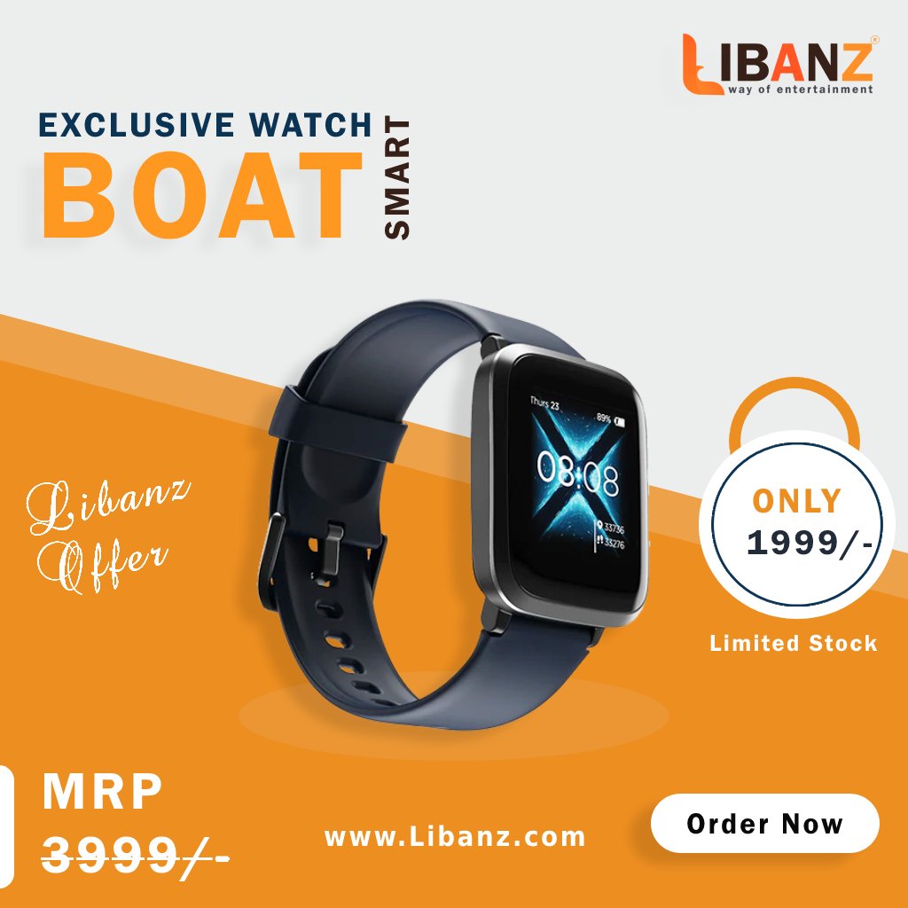 libanzb2b's tweet photo. 💥Libanz Offers Smart Watch with high features along with easy to wear, let's book now and get on your doorstep within 48 Hrs. Best Prices For Customer.
For More Visit -https://t.co/BJmvniXUWk | Or 
Call Us +91-8010339339 https://t.co/wLawQffG52