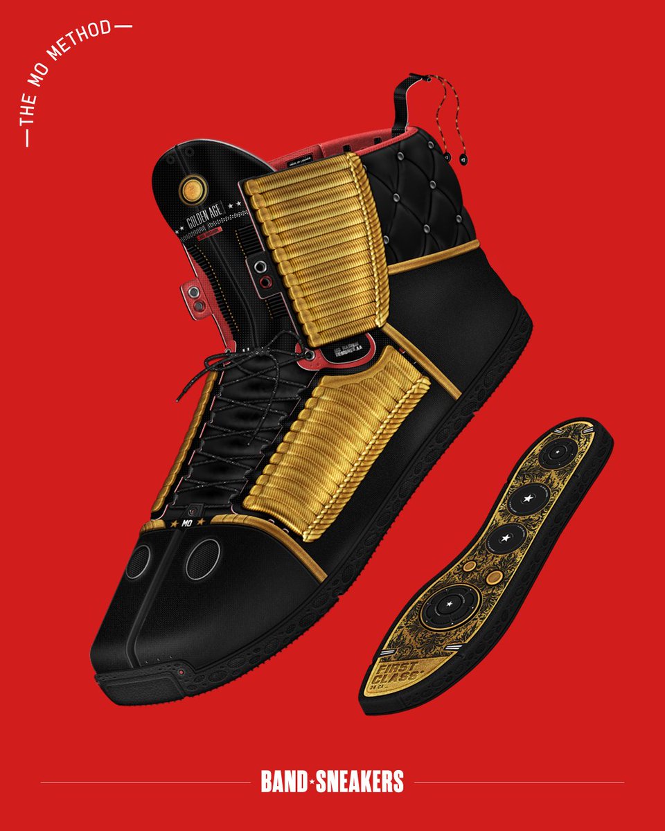 themomethod's tweet photo. My Band Sneakers concept design. This shoe design is inspired by Band Jackets. And this is the red colorway "High Class"
.
#sneakers #designerfootwear #footweardesign #conceptfootwear #conceptkicks https://t.co/kyawHWPaxZ