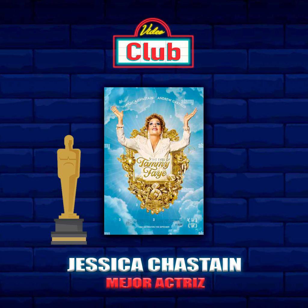 videoclub4radio's tweet photo. #JessicaChastain gana el #Oscar a Mejor Actriz por su trabajo en #TheEyesOfTammyFaye

#Oscars #Oscar #Oscars2022 #Oscarmania #AcademyAwards https://t.co/Fg9gCoBSoZ