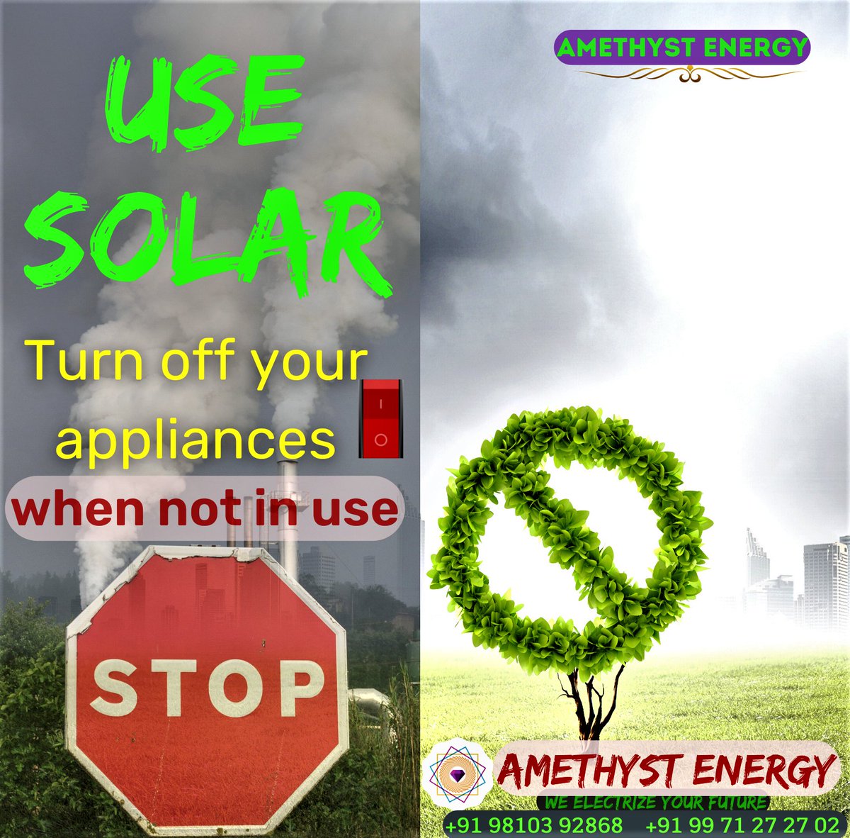 AEPL_delhi's tweet photo. Stop pollution use Green Go Green keep Green.
#solar #climatechange  #solarenergy #solarenergysystem #solarenergysolutions #solarenergy☀️ #amethystenergypvtltd
Call us to get clean energy. https://t.co/c0PGhQnFMJ