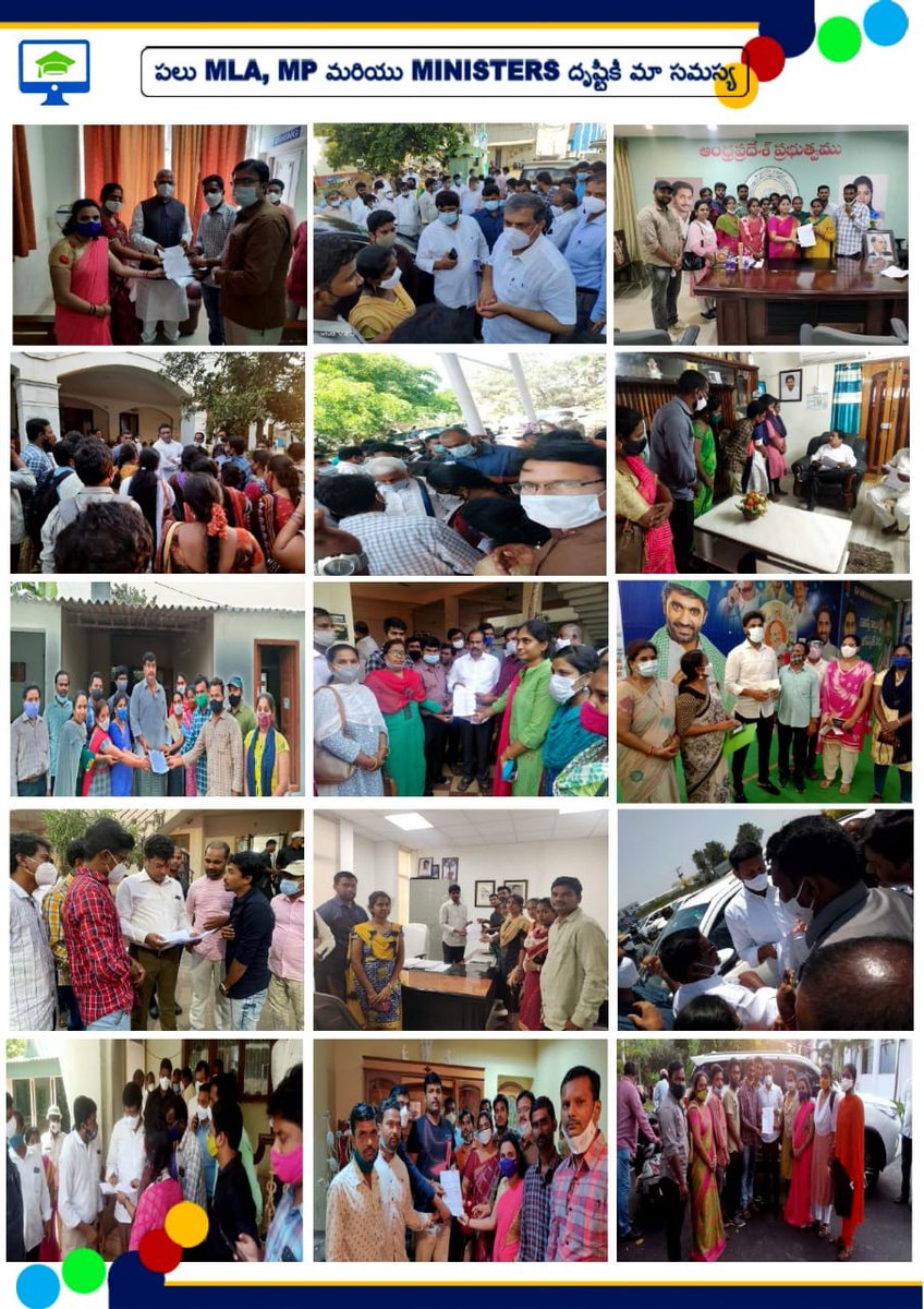 basi_basi_90's tweet photo. @VSReddy_MP @Bishweswar_Tudu Social Welfare,Tribal welfare,Ashram schoolsలో పని చేసిన నైపుణ్య వికాసం IT Trainersని తిరిగి ఉద్యోగాల్లోకి తీసుకొని పెండింగులో ఉన్న మా 9నెలల జీతాలు ఇప్పించండి.గత సంవత్సరం మార్చి నెల నుంచి అధికారులు చుట్టూ తిరుగుతూనే ఉన్నాం.రోడ్డున పడ్డ మా కుటుంబాలకు దారి చూపిస్తారని ఆశిస్తున్నాము https://t.co/sIgxPT3PsK