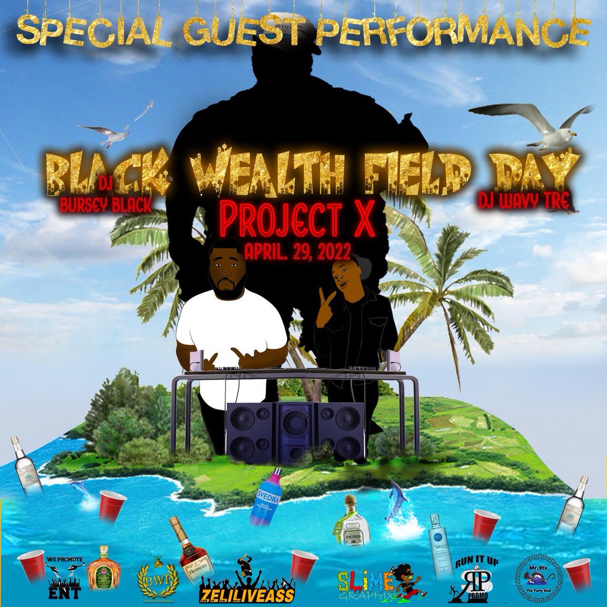 BlackWealthFam's tweet photo. Black Wealth Field Day Project X

🚨🚨 APRIL 29th 🚨🚨

Yea this shit bout to be diff trust me yall stay tuned got a lot of shit up my sleeve for yall! 😈

MORE INFO COMING SOON…

#BWFieldDayPx #BlackWealthPromo #WealthyBaddies https://t.co/CPiC8cli0R
