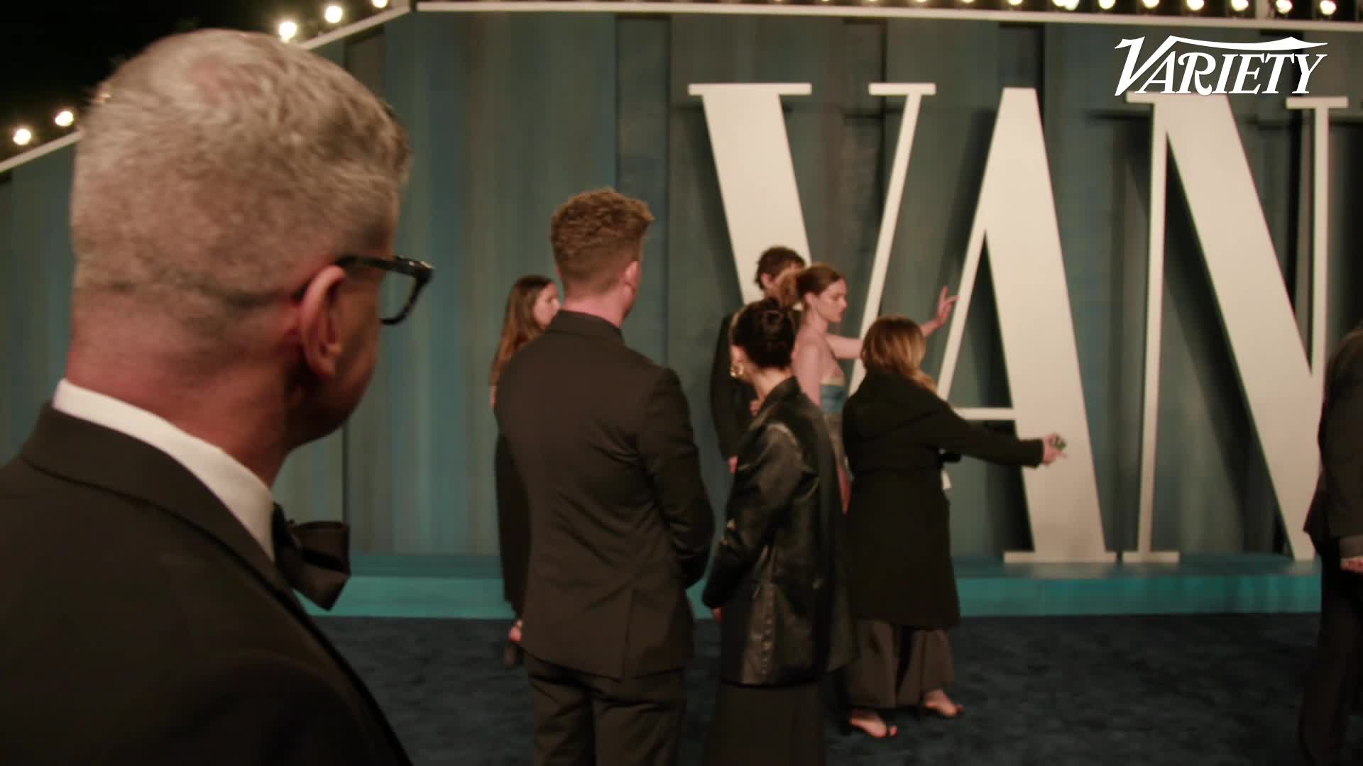Variety on Twitter "Evan Peters poses on the red carpet at the Vanity