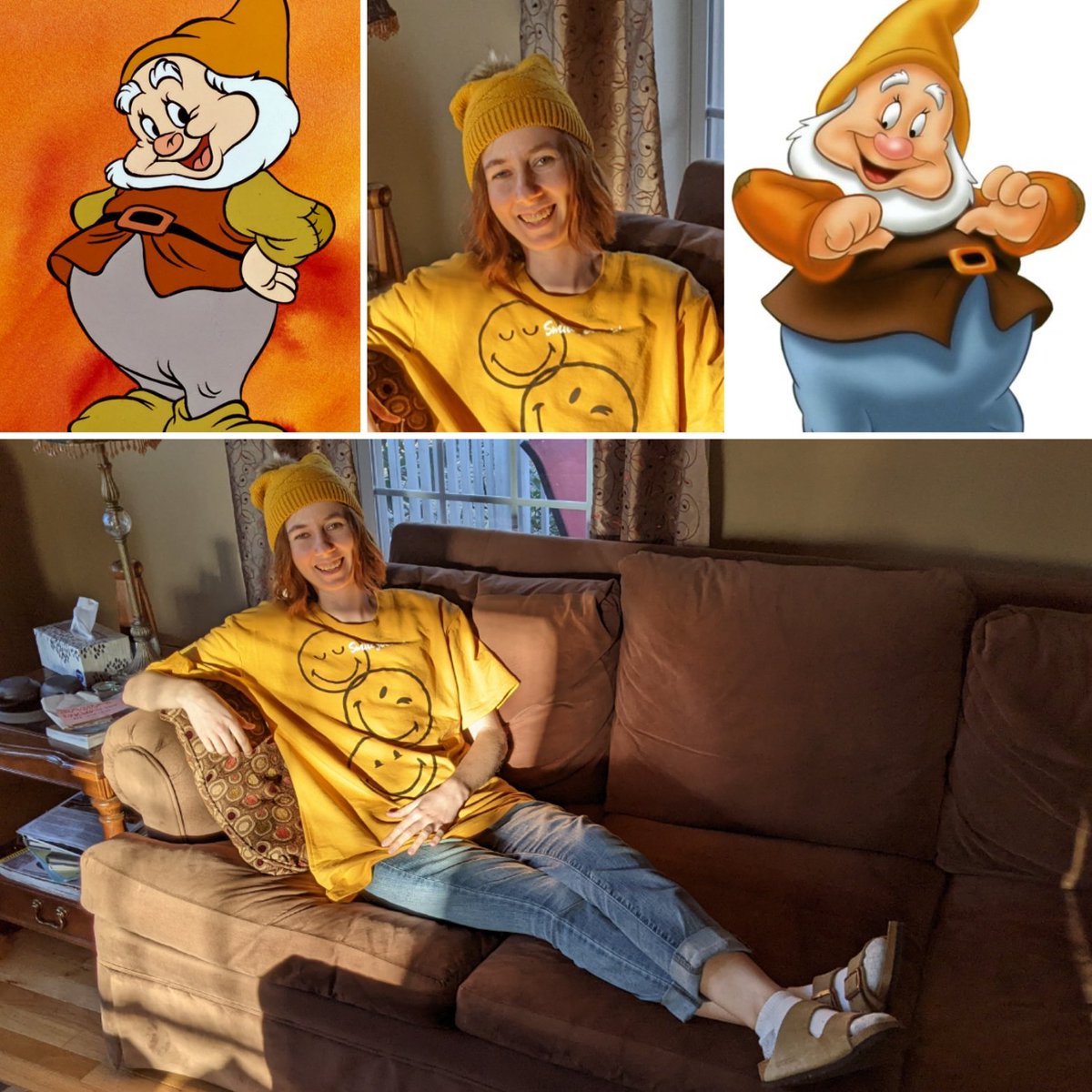 got_tori's tweet photo. This outfit is based on #HappyTheDwarf!

#Disney #SnowWhite #SnowWhiteAndTheSevenDwarves #Disneybound #Disneybounding #DisneyboundChallenge https://t.co/dhRUOqIuQk