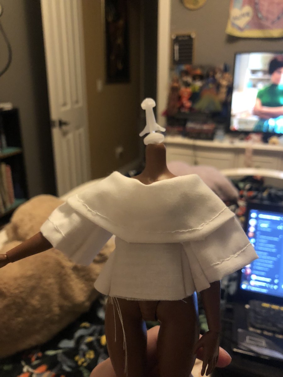 floodsmybrain's tweet photo. My Dolores doll is coming along despite my lack of sewing skills https://t.co/mFG1PtyVs8