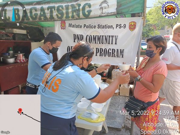 MpdPs9's tweet photo. MPD-Malate Police Station PS-9
SCADS
On March 5, 2022 at about 9:26 am, SCADS personnel, under the direct supervision of PCPT HENRY G NAVARRO, Chief SCADS conducted PNP Community Outreach Program to the constituent of Brgy 706 Zone 77 along Quirino Avenue Malate Manila. . https://t.co/WrlyixW3OA