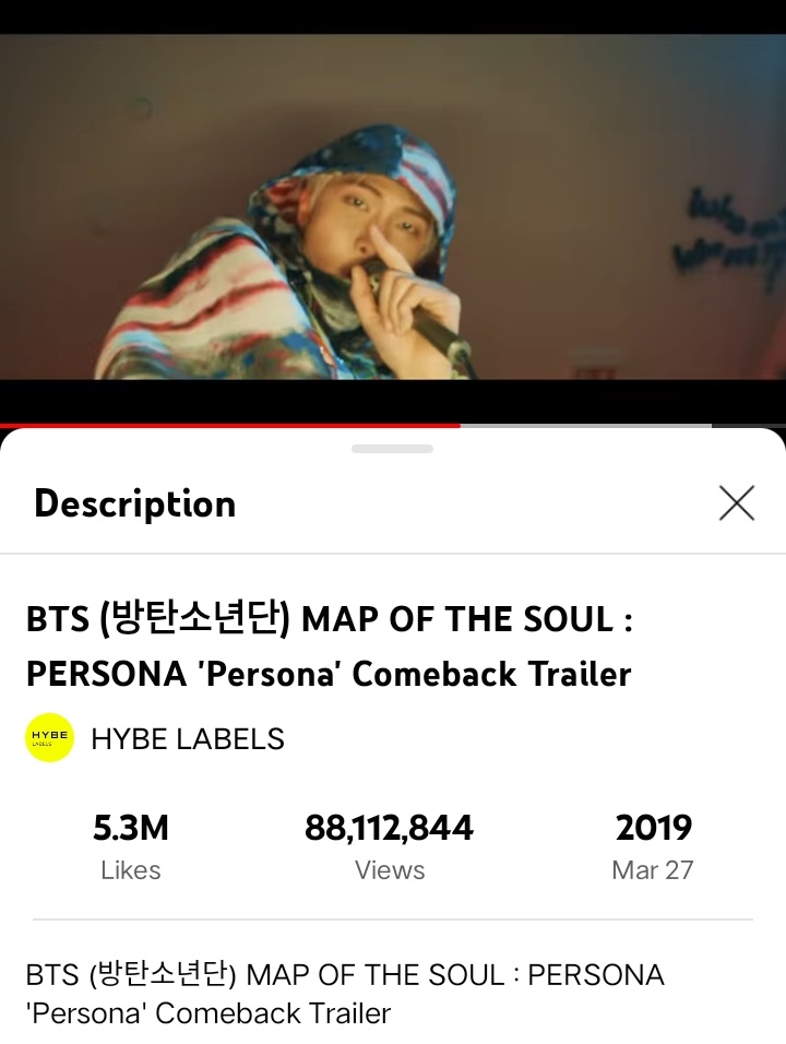 jessluvseven's tweet photo. Let's stream this masterpiece to 100M
alongside with Butter MVs 💜
🔗https://t.co/OXqONVIIdk
#3YearsWithPersona
#3YearsWithIntroPersona
#RM #BTS
@BTS_twt https://t.co/9Ar2ucOR59