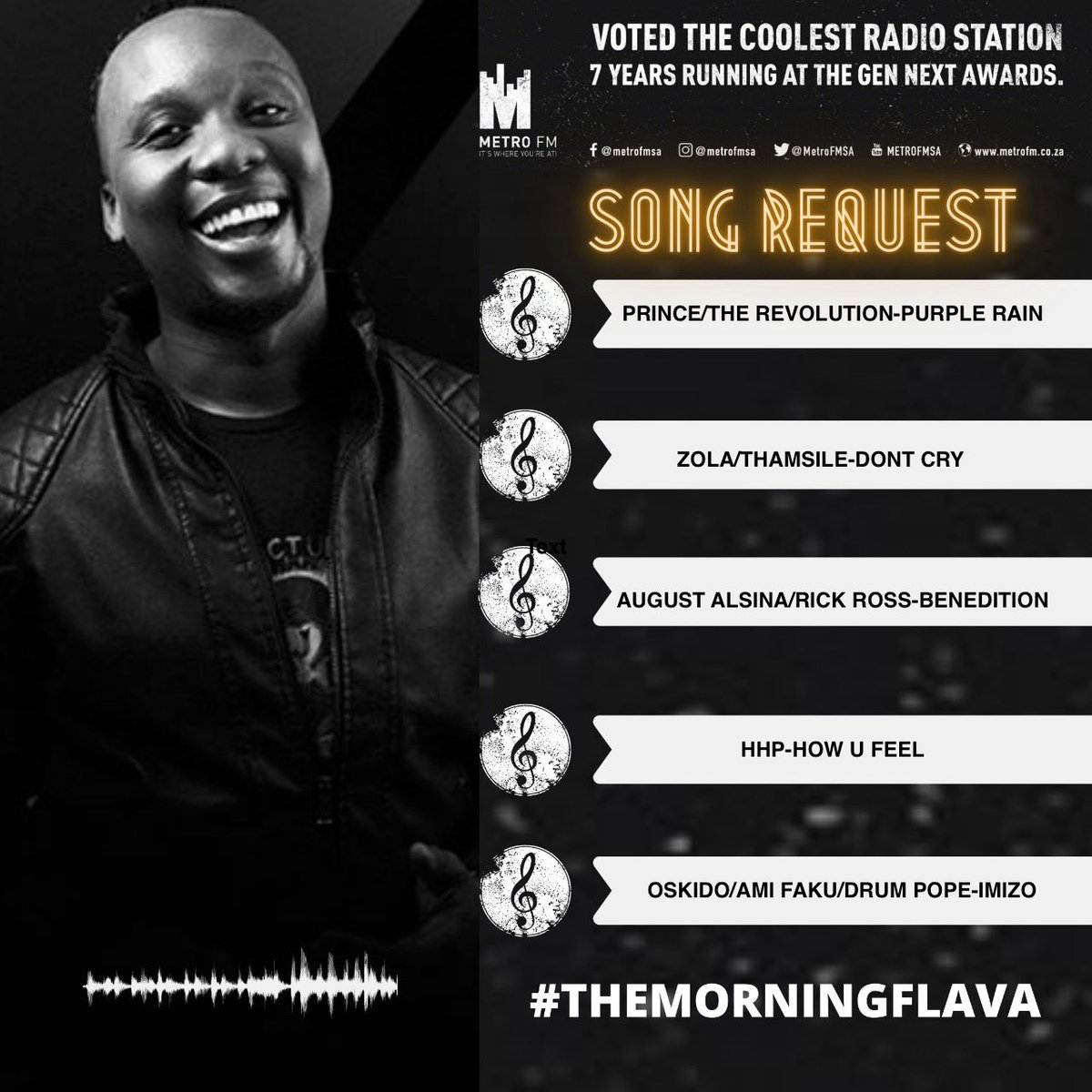 Here are your Morning Flavas for today. What’s your pick here #TheMorningFlava