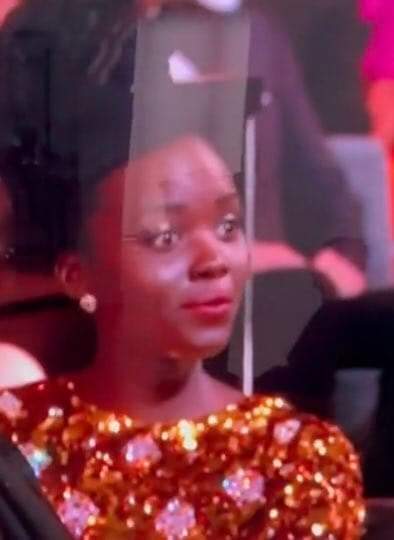 HassnaBC's tweet photo. When you realize you are sitting next to crazy 😱😱#ChrisRock #Oscars2022 #LupitaNyongo https://t.co/GN5X8biMih
