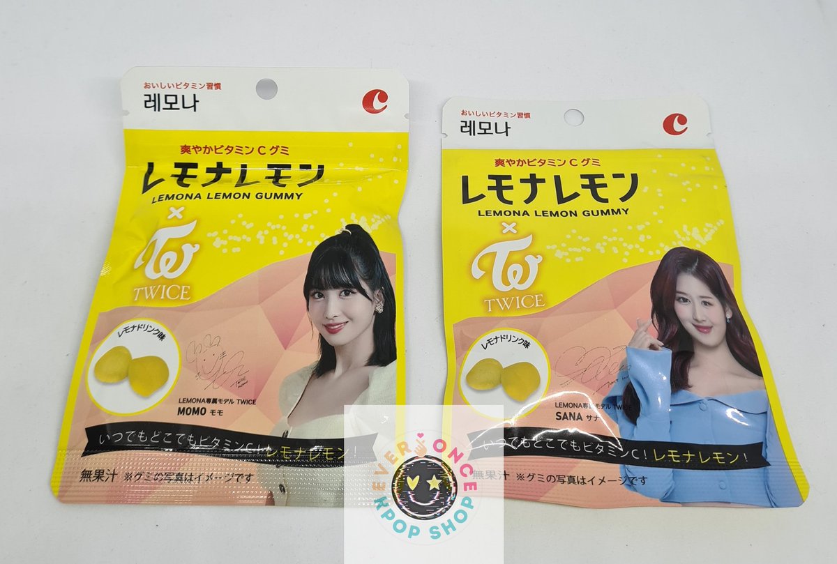 EveryOnceKSHOP's tweet photo. Sino gusto TWICE LEMONA GUMMY? 🍬 We have some available in shopee. Mura lang 😉 #EveryOnceKSHOP
 https://t.co/35o14ZF5WL https://t.co/jiMNd5XgpN