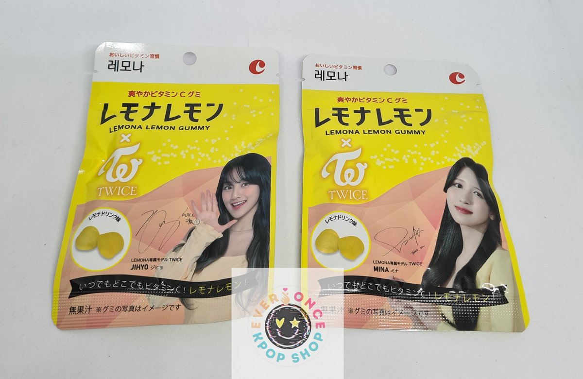 EveryOnceKSHOP's tweet photo. Sino gusto TWICE LEMONA GUMMY? 🍬 We have some available in shopee. Mura lang 😉 #EveryOnceKSHOP
 https://t.co/35o14ZF5WL https://t.co/jiMNd5XgpN