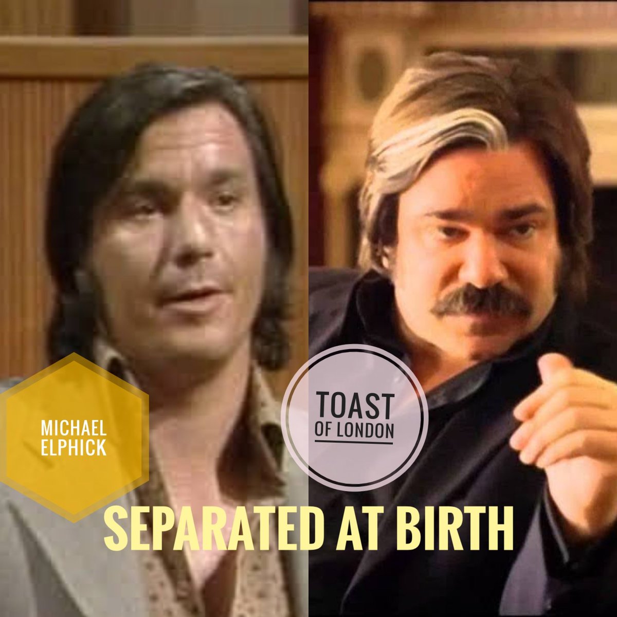 #separatedatbirth #MichaelElphick #ToastofLondon #StephenToast @porksmith