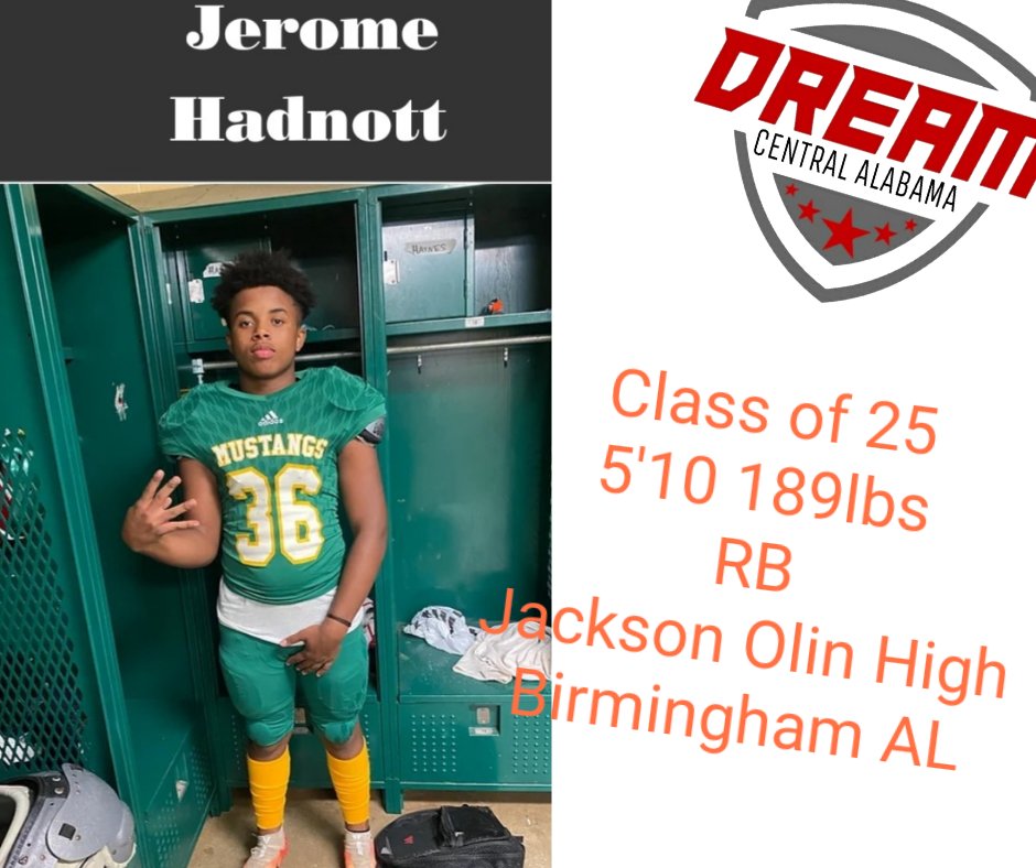 scoutingal's tweet photo. Coaches CO/25 @JeromeHadnott3 RB. This young student-athlete has what so many lack HEART. As a freshman hasnt got much playing time but that hasnt stopped him at all to show up every time if its weight room, practice or whatever he is needed to be at. He definitely ready for his https://t.co/WIllhukeh8