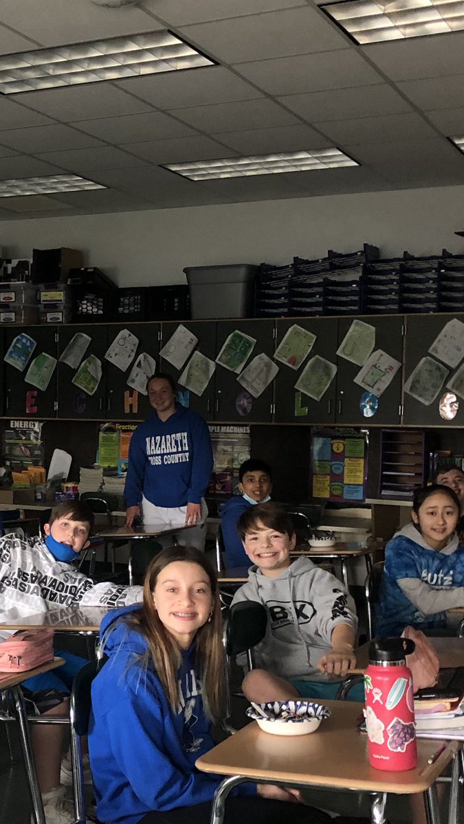 Ty <a href="/kellyleszcynski/">Kelly Leszcynski</a> for providing my class with an ice cream party to reward them for being in the top three homerooms for collecting canned goods! What a great way to end the week! 🍨😋#aNAISing