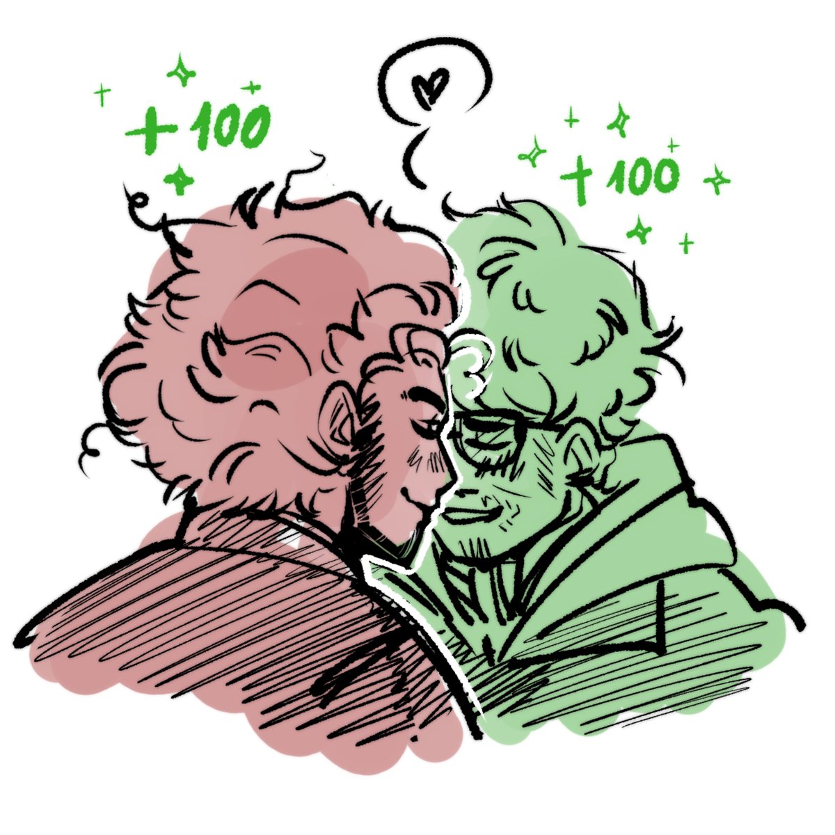 Piyu_Kat's tweet photo. just a doodle
they should have a mutual healing skill (? I'm just saying
#ichinan #ichinanba https://t.co/PImG6QlURl