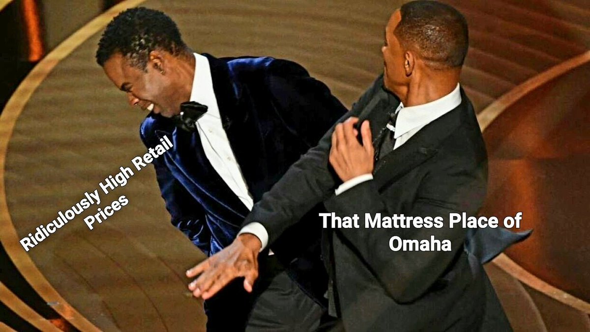 OmahaBoxdrop's tweet image. Message us to see how we can save you time and money on your brand new mattress setup. Why pay more? We have a warehouse full... Take one home or delivered quicker than this went viral. #thatmattressplace #thatmattressplaceofomaha #boxdrop #Oscars2022 #Omaha #shoplocal