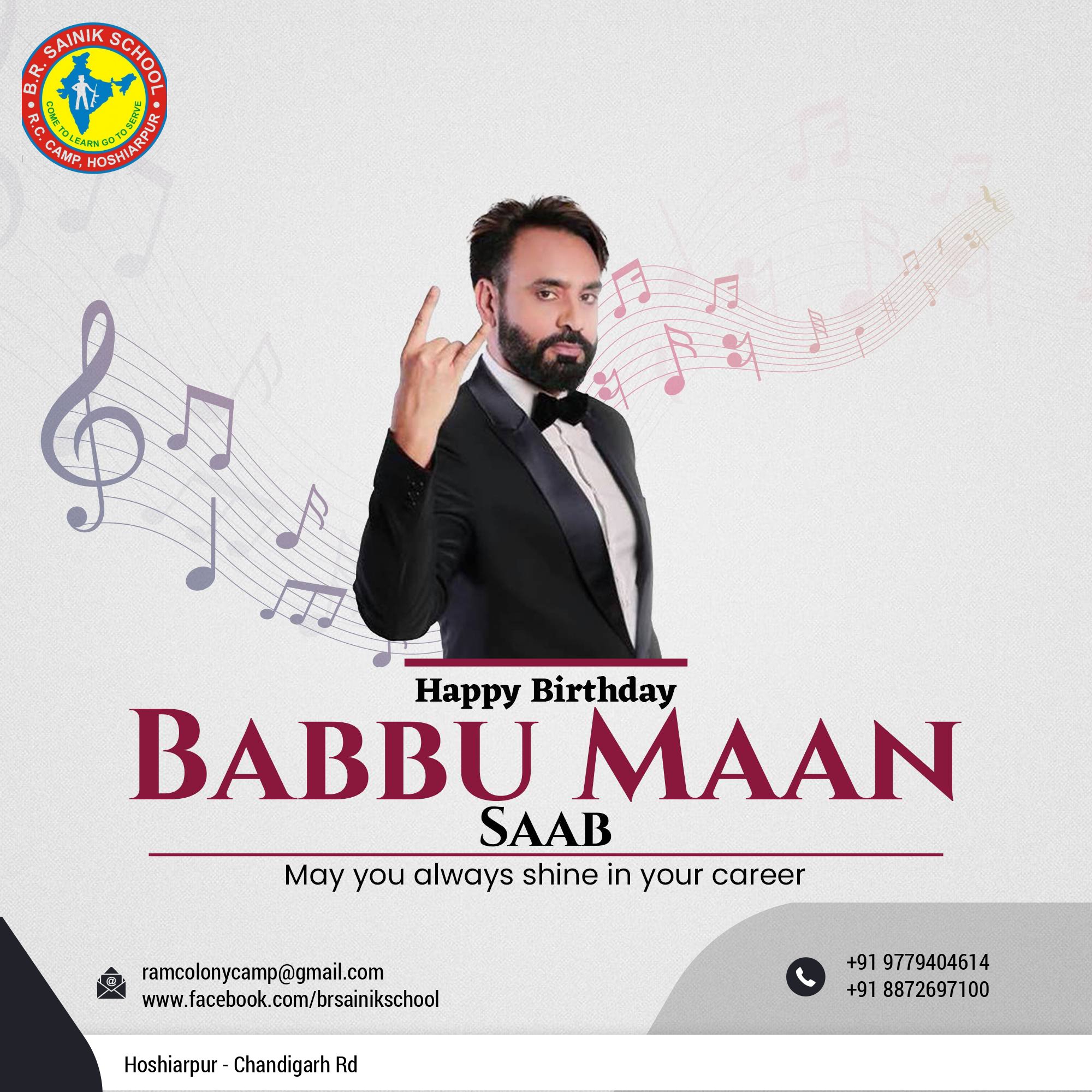 Happy birthday babbu maan 