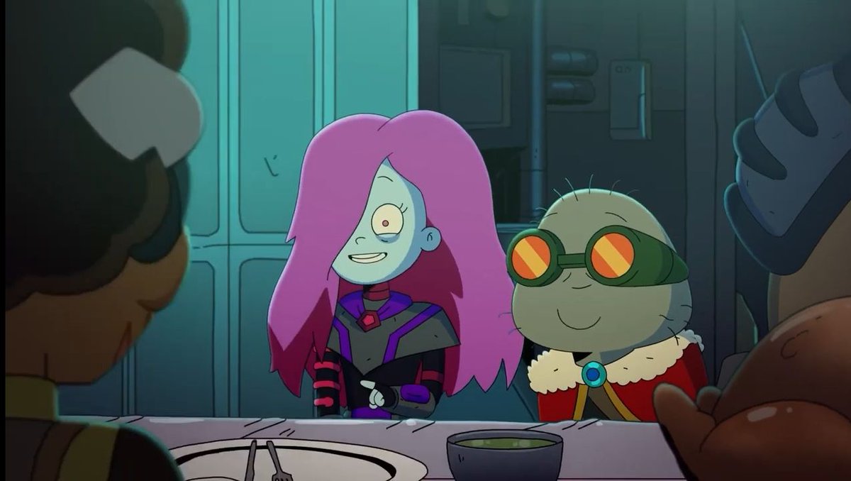 nighty34861368's tweet photo. This scene is so cute OMG ☺️✨✨
#FinalSpace #Nightfall #AshGraven #Airmom https://t.co/N8KZ5JDThI
